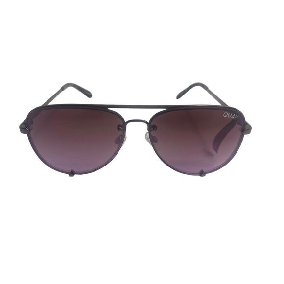NWT-RARE-Quay high key mini rimless sunglasses.?️ case with Quay cleaning cloth main image 10